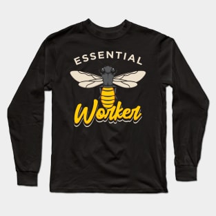 Essential Worker Beekeeping Beekeeper Long Sleeve T-Shirt